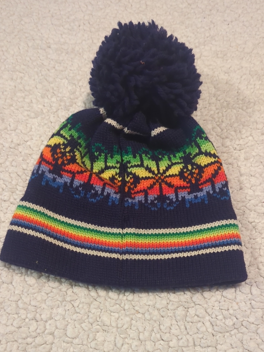 Vintage Aris Ski Hat 100% Wool Hat